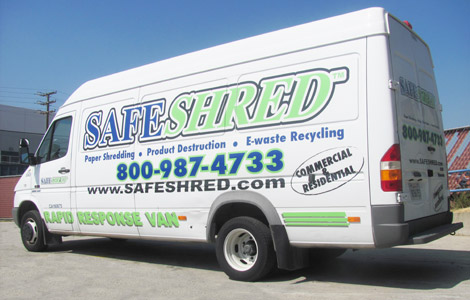 SafeShred Fleet Van